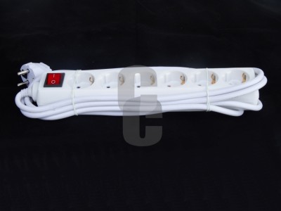 Нови предложения Разклонител 6гн. 3м. с копче                                                                                                                                                                                                                                                                                